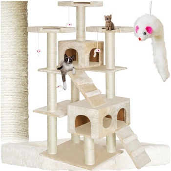 tectake Mačacie škrabadlo KNUT 186 cm