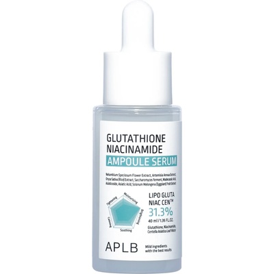 APLB Glutathione Niacinamide Ampoule Serum освежаващ серум за кожата 40 мл