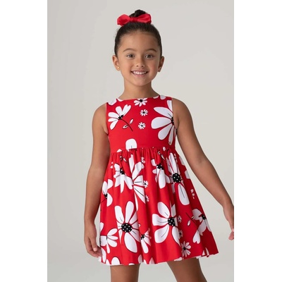 Mayoral Детска рокля Mayoral в червено къс модел разкроен модел (3917.6B.MINI)