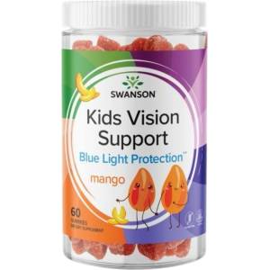 Swanson Kids Vision Support | Mango [60 Дъвчащи таблетки]