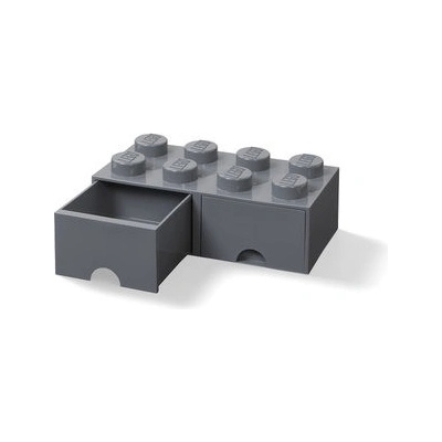 LEGO® úložný zásuvný box 8 18 x 25 x 50 cm sivá