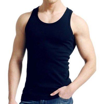 Inkastyl bavlněné pánské tílko klasik lékořice – Zboží Dáma