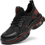 Veiras Защитни Работни Обувки Veiras Sport, Черно / Червено (9979)
