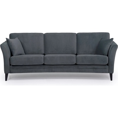 Scandic Сив кадифен диван 237 см Eden - Scandic (14099SN GREY)