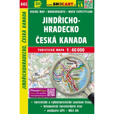 Turistická mapa Jindřichohradecko
