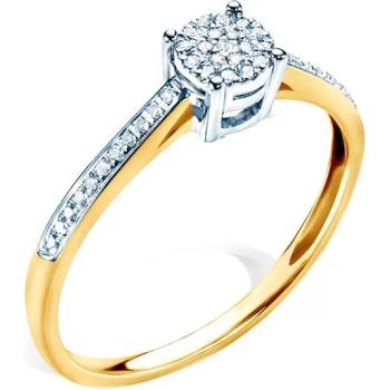 Image 1 of SAVICKI Годежен пръстен Savicki: двуцветно злато, диамант