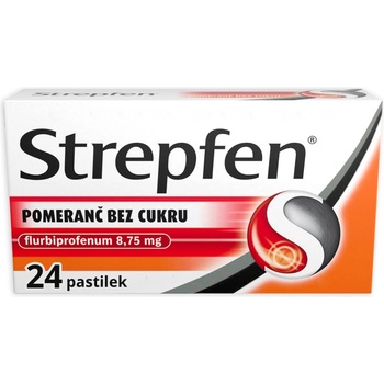 STREPFEN POMERANČ BEZ CUKRU ORM 8,75MG PAS 24