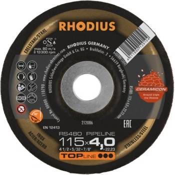Rhodius Brusný kotouč 180 x 7 mm RS480