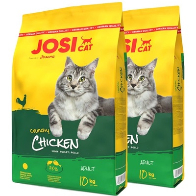 Josera JosiCat Crunchy Chicken 2 x 10 кг