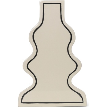 Ferm Living Ваза Paste Curvy мръсно бяло (1104267333)