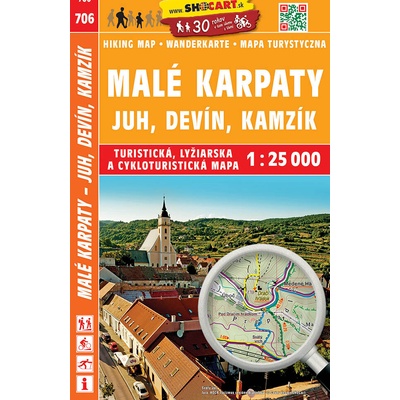 Malé Karpaty - Juh Devín Kamzík 1: 25 000