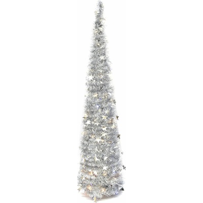 DOMMIO Vánoční stromek řetězový s LED osvětlením, 120 cm