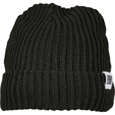 Urban Classics Мъжка черна шапка бийни Urban Classics Recycled Yarn Fisherman Beanie UB-TB3863-00007 - Черен, размер one size
