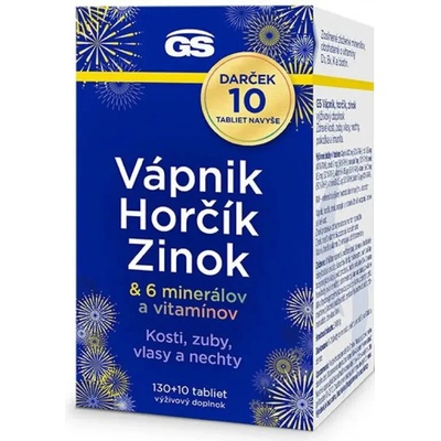 GS Vápnik, Horčík, Zinok 140 tabliet
