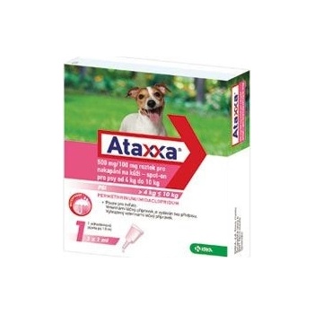 Ataxxa spot-on Dog M 4-10 kg 500/100 mg 1 x 1 ml