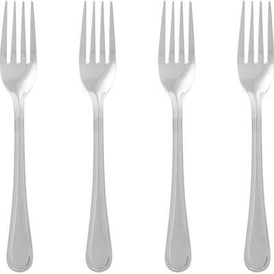 Premier Housewares Antikoro príbor 4 ks v striebornej farbe Classic