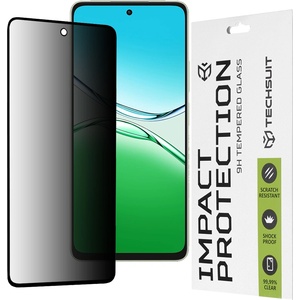 Techsuit Протектор за Oppo A5 Pro 4G / A5 Pro 5G - Techsuit - 111D Privacy Full Glue - Черен