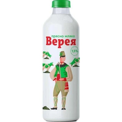 VEREYA Прясно мляко 1.5% 1л