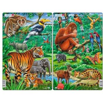 Image 1 of Larsen - Пъзел: Серия "Диви животни" - 30 части, среден