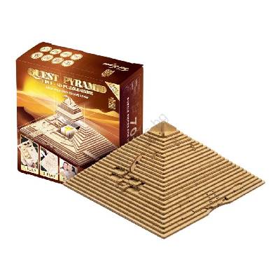 - 3D дървен механичен пъзел Пирамида (DV0043)