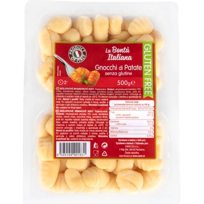 LA BONTA ITALIANA GNOCCHI SENZA GLUTINE ZEMIAKOVÉ NOKY BEZ LEPKU 0,5 kg