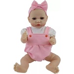 Man Yuk Toys Реалистична бебе кукла момиче с аксесоари - 43 см (qm24014)
