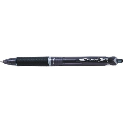 Pilot Химикалка, 0, 25 мм, с бутон, PILOT "Acroball", черна BAB-15F-B-BG (BAB-15F-B-BG)