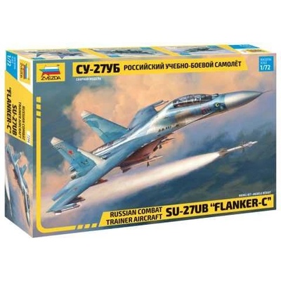 Zvezda Model Kit letadlo 7294 Sukhoi SU 27 UB Flanker C1:72