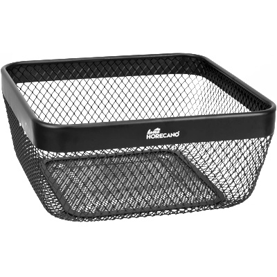 Horecano HOME-Панер КВАДРАТ 24.5x24.5xh11cm MATT BLACK (KM026A) (0185167)