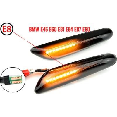 CarLights Dynamické LED blinkry kouřové BMW 1, 3, 5, X1, X3
