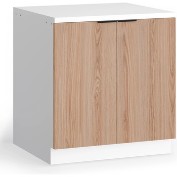 Blumfeldt WoodVista долен шкаф за мивка, Здрав, Soft-Close панти, Алуминиева дръжка (JOY-WVS800WO) (JOY-WVS800WO)