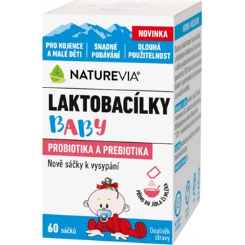 Swiss NatureVia Laktobacily baby 60 sáčků