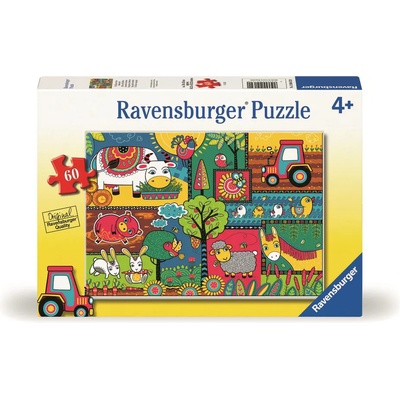 Ravensburger - Puzzle A day at the farm - 40 - 99 piese