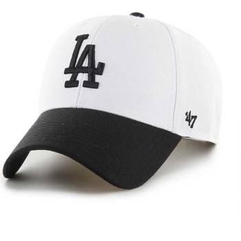 47 brand Шапка с козирка 47 brand MLB Los Angeles Dodgers в бяло с апликация B-SUMTT12WBP-WH (B.SUMTT12WBP.WH)