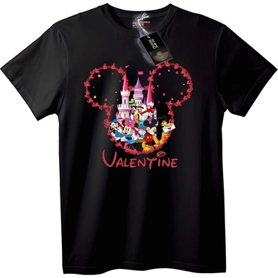 NOONEBRAND Тениска Disney Валентинка Mickey - L, White