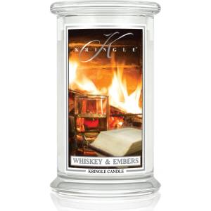 Kringle Candle Whiskey & Embers ароматна свещ 623 гр