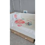 Babyhome Yuar6 Спален комплект от 4 части Цвят Зайче с балон