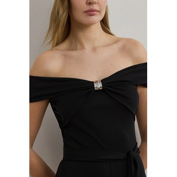 Lauren Ralph Lauren Гащеризон Lauren Ralph Lauren в черно с голи рамене 200971129 (200971129)