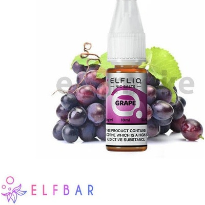 ELFLIQ Nic SALT Grape 10 ml 20 mg