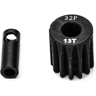 KONECT Ocelový motorový pastorek 13 zubů modul 32DP s 5 mm vrtáním a 3,17 mm adaptérem