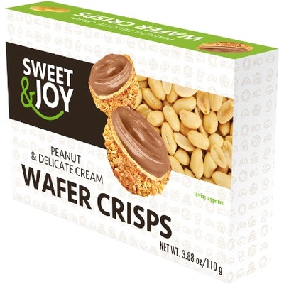 Sweet & Joy wafer crisps orechy a krém 110 g