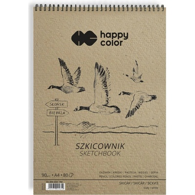 Happy Color 3809 2030-P80 skicák A4 90 g 80 l spirála