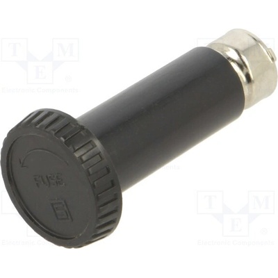 SCHURTER 0031.1616 Adaptér; 10A; 500VAC; černá; UL94V-0; termoplast; IP40; -40÷85°C