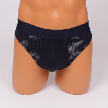 Слип в тъмносин цвят с дребно бяло райе