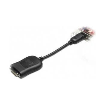 HP Compaq HP 484156-001 адаптер за видео кабел DVI-D DisplayPort Черен