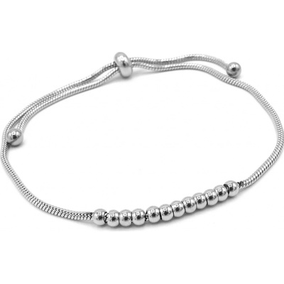 Steel Jewelry Nnáramek JEMNÝ KULIČKY Chirurgická ocel NR240148
