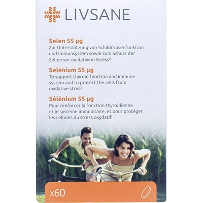 Livsane Selén 55 µg 60 tabliet