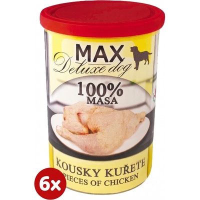 Max deluxe kúsky kurčaťa 6 x 400 g