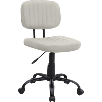 TopMebel Офис стол Romano TopMebel от PU кожа в бял цвят 46x53x79/86cm
