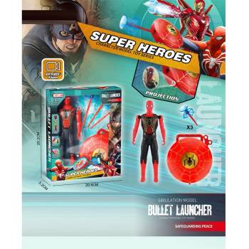 Image 1 of Armtoys ФИГУРА СУПЕРГЕРОЙ ПАЯК И ИЗСТРЕЛВАЧКА С ПРОЕКТОР, ЗВУК И СВЕТЛИНА